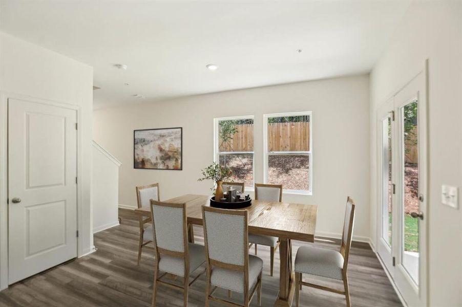 Furnished interior view inside a new home in Chestnut Grove, Douglasville (Image 6).