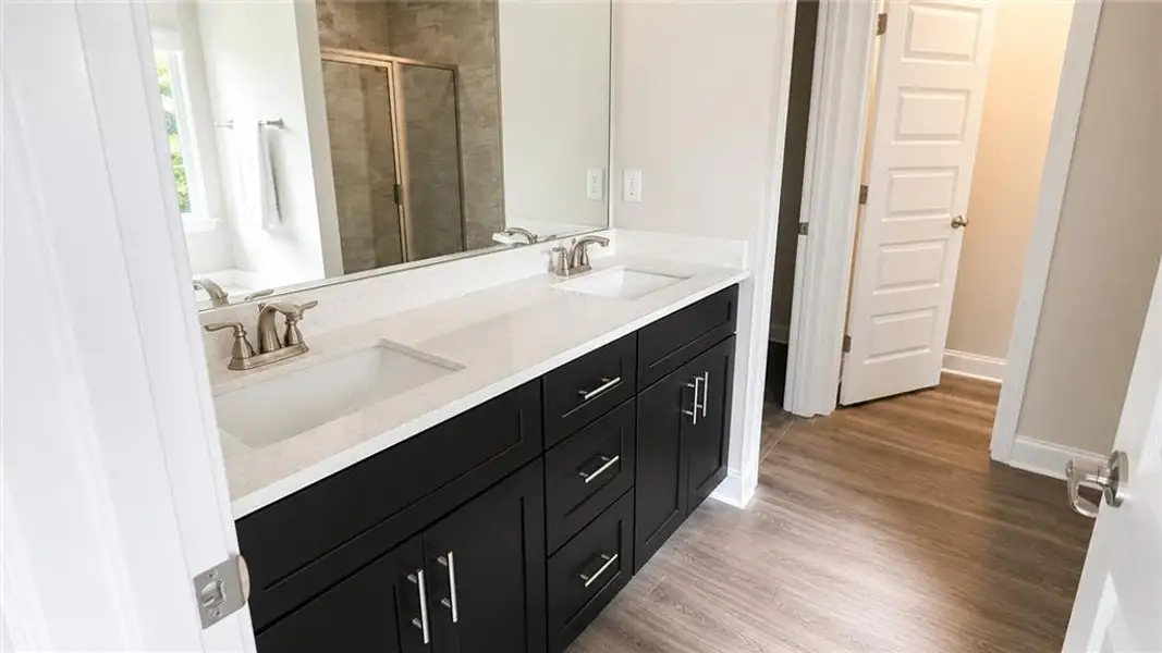 Furnished interior view inside a new home in Habersham Meadows, Demorest (Image 7).