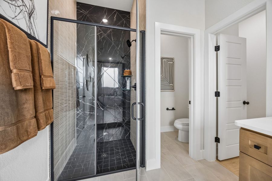 Furnished interior view inside a new home in Las Lomas, Forney (Image 17).