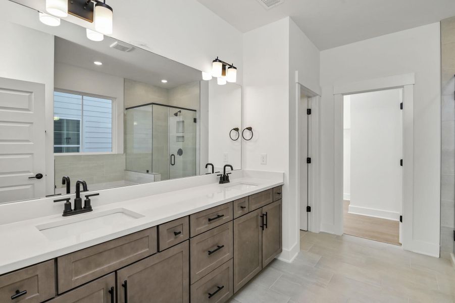 Furnished interior view inside a new home in Clubside Reserve at Summerlake, Lexington (Image 17).
