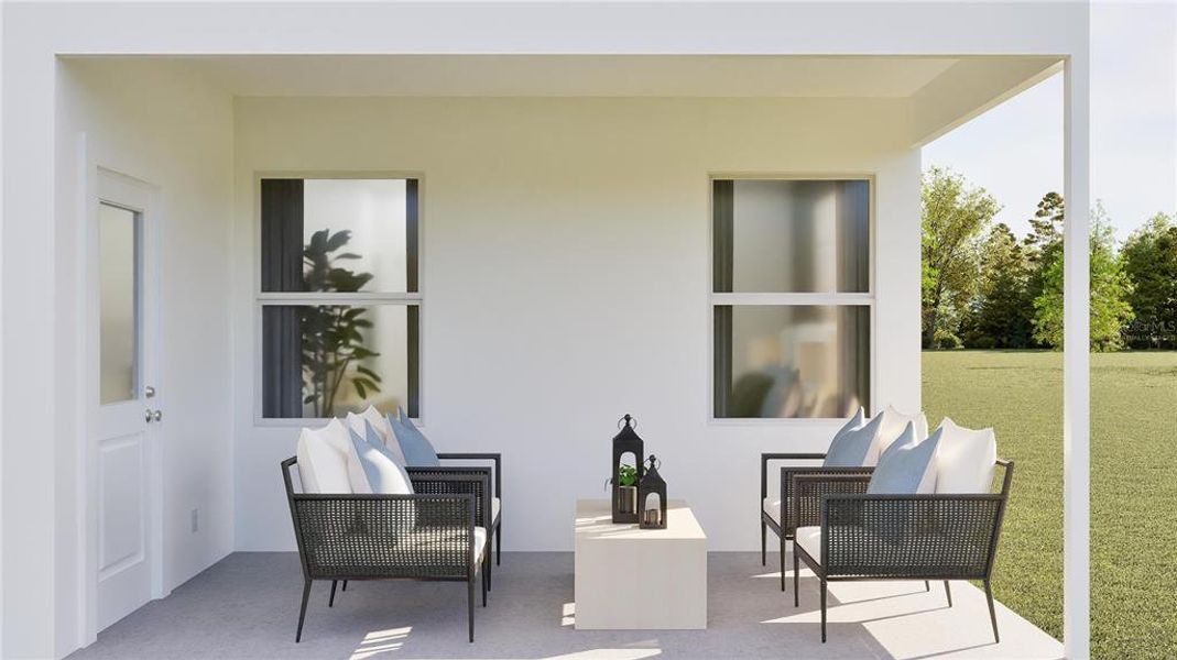 Exterior details and patio area of a home in , Clermont (Image 2). Exterior details and patio area of a home in , Clermont (Image 2).