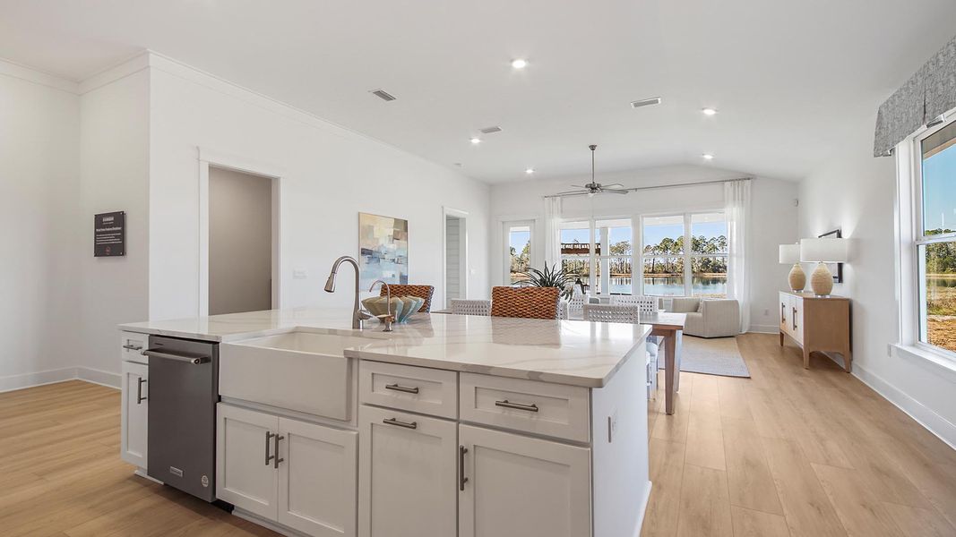 Furnished interior view inside a new home in WindMark Beach, Port Saint Joe (Image 6).