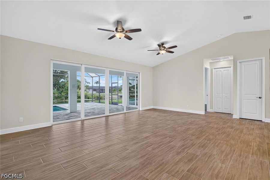 Spacious, unfurnished interior of a new home in Cape Coral, Cape Coral (Image 28). Spacious, unfurnished interior of a new home in Cape Coral, Cape Coral (Image 28).