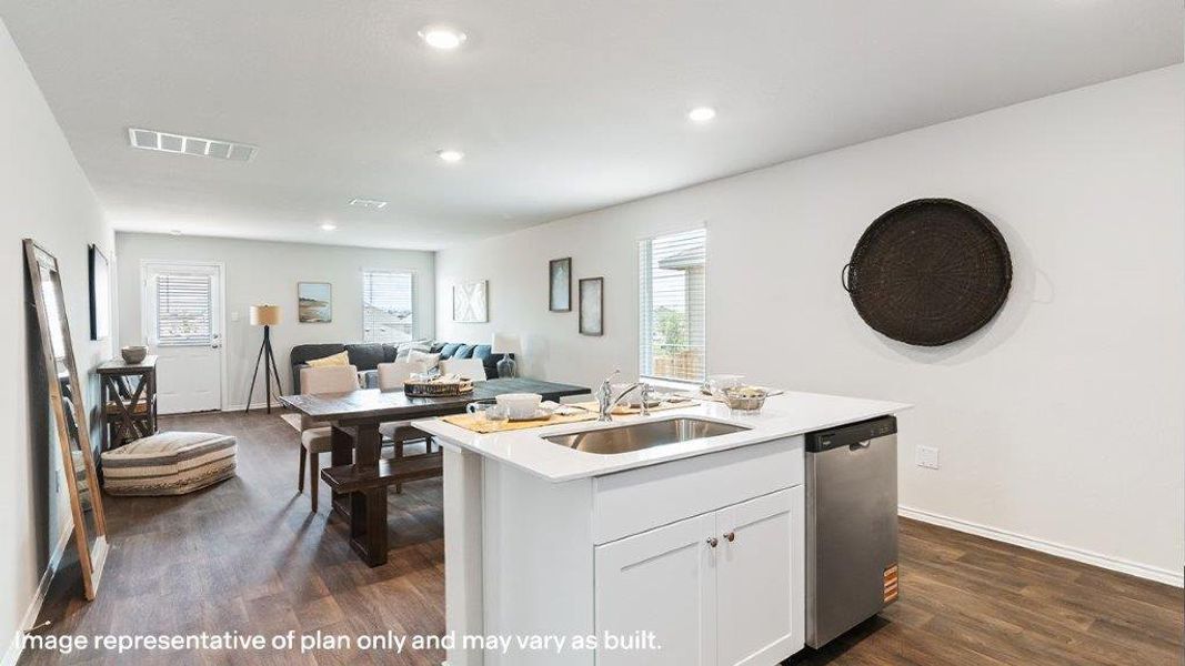 Furnished interior view inside a new home in Hickory Ridge, Elmendorf (Image 12).