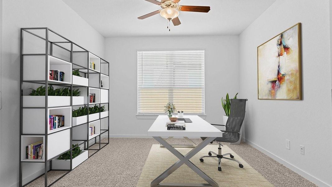 Furnished interior view inside a new home in Harvest Green, Richmond (Image 17).