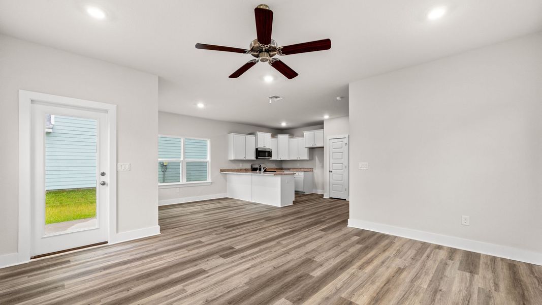 Representative unfurnished interior of a home built from the The Monroe by D.R. Horton in WindMark Beach, Port Saint Joe (Image 26).