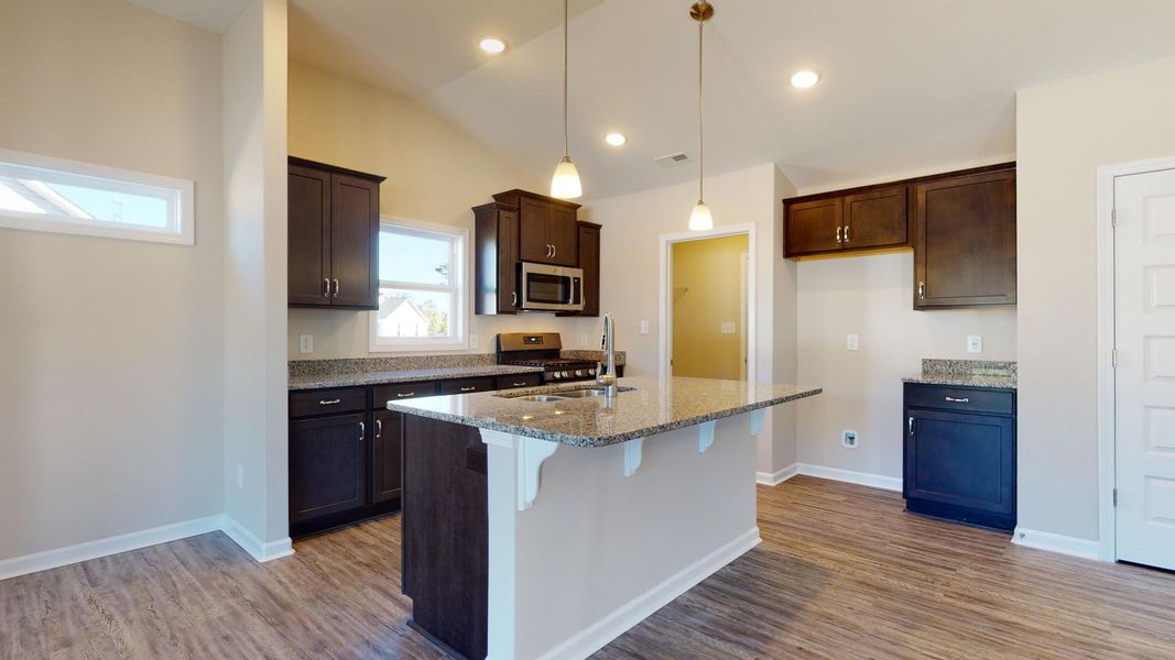 Representative furnished interior of a home built from the Corbin A by JC Jackson Homes,LLC in Heritage Pointe, Newport (Image 14).