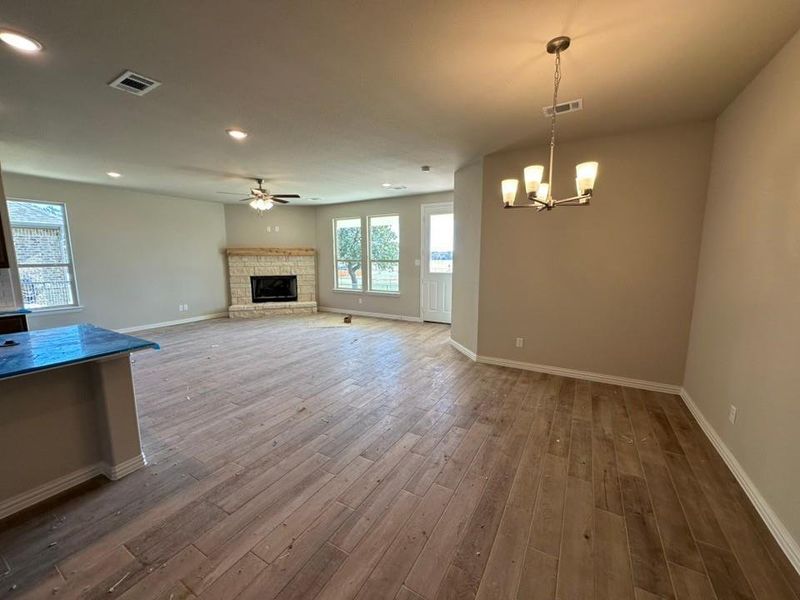 Spacious, unfurnished interior of a new home in Covenant Springs, Springtown (Image 9). Spacious, unfurnished interior of a new home in Covenant Springs, Springtown (Image 9).