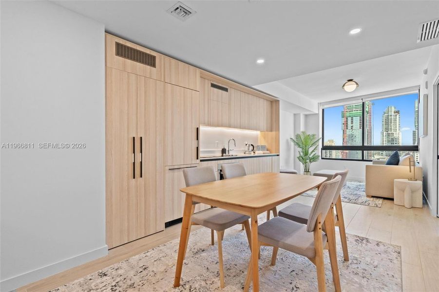 Furnished interior view inside a new home in , Miami (Image 8).