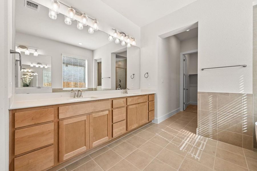 Furnished interior view inside a new home in 6 Creeks at Waterridge: 70ft. lots, Kyle (Image 12).