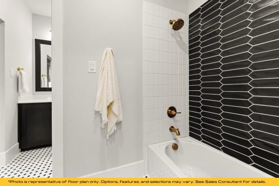 Representative interior finishes for a home built from the Telluride by Stonefield Homes in Rio Vista at Kelly Ranch, Aledo (Image 23). Representative interior finishes for a home built from the Telluride by Stonefield Homes in Rio Vista at Kelly Ranch, Aledo (Image 23).