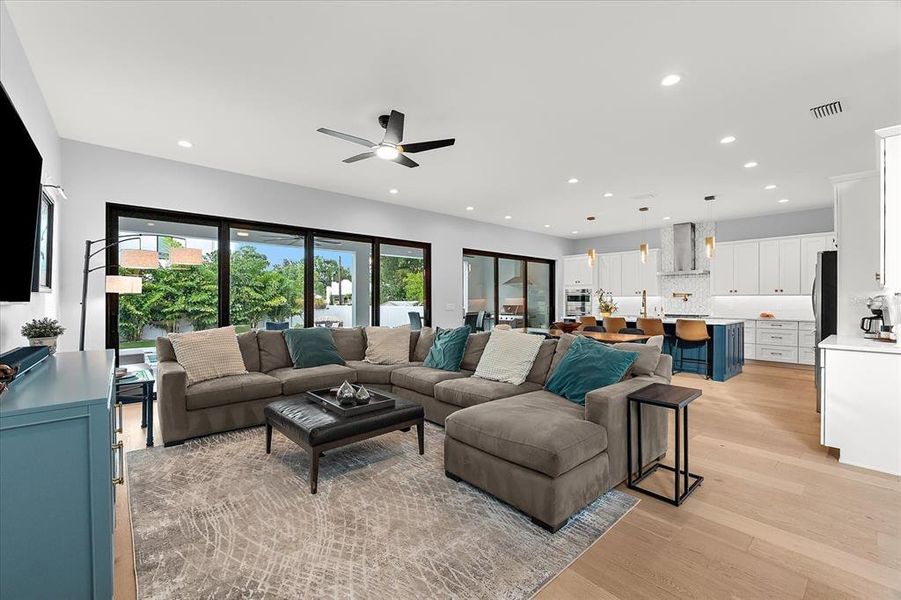 Furnished interior view inside a new home in , Tampa (Image 51).