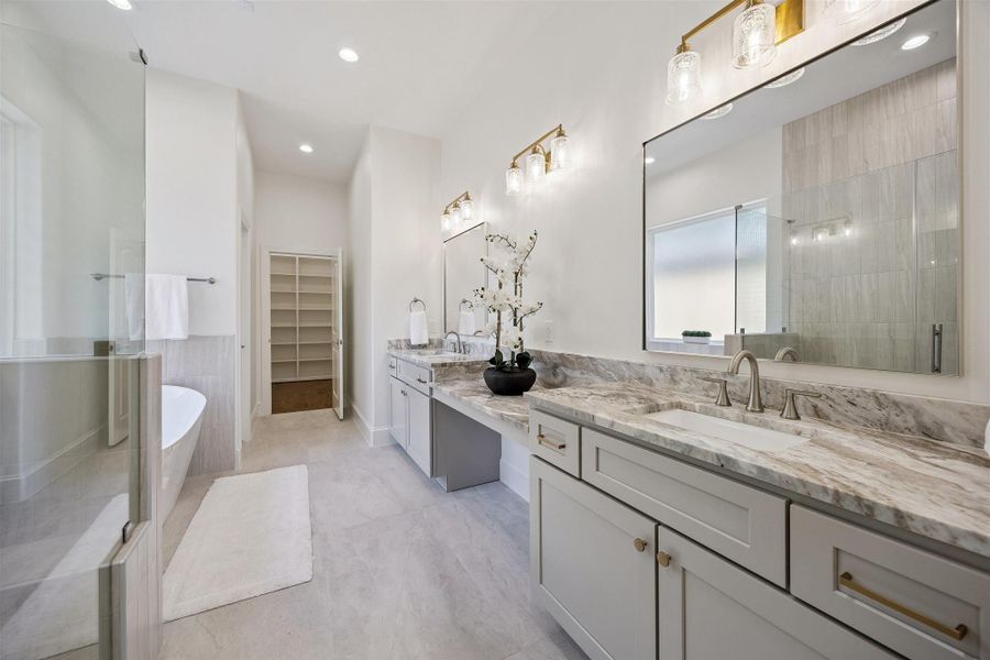Furnished interior view inside a new home in , Houston (Image 16).