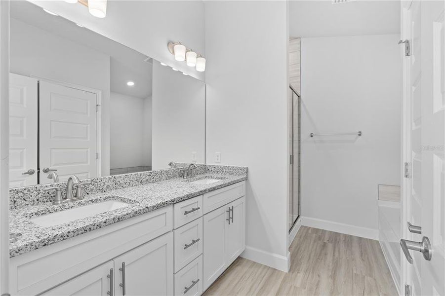 Furnished interior view inside a new home in Kirkland Farms, Alachua (Image 5). Furnished interior view inside a new home in Kirkland Farms, Alachua (Image 5).