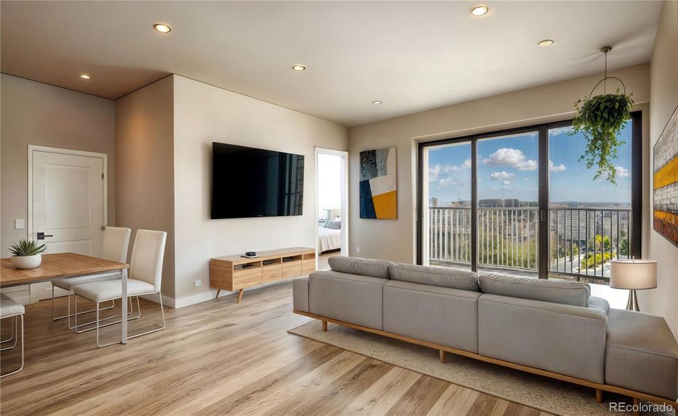 Furnished interior view inside a new home in , Denver (Image 3).