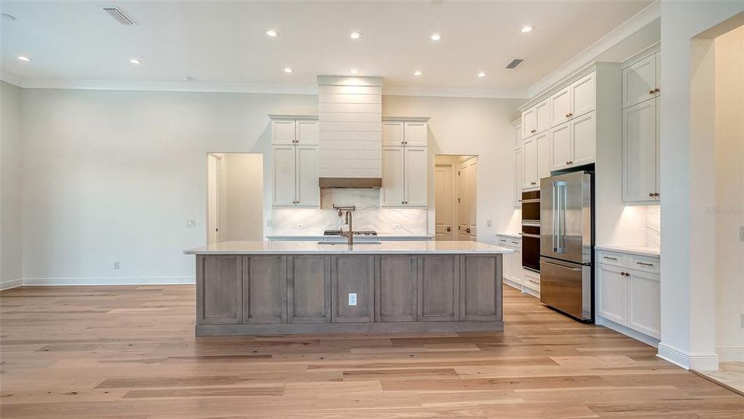 Furnished interior view inside a new home in , Venice (Image 9). Furnished interior view inside a new home in , Venice (Image 9).