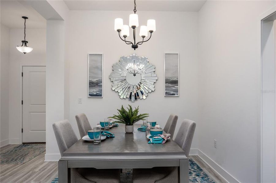 Furnished interior view inside a new home in Briarwood, Alachua (Image 5). Furnished interior view inside a new home in Briarwood, Alachua (Image 5).