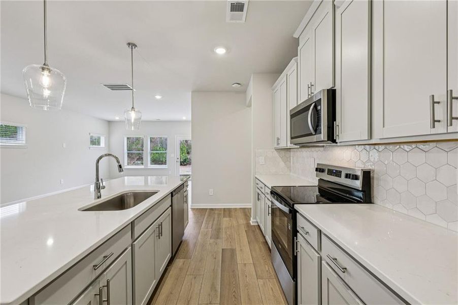 Furnished interior view inside a new home in Hawthorne Station, College Park (Image 9). Furnished interior view inside a new home in Hawthorne Station, College Park (Image 9).