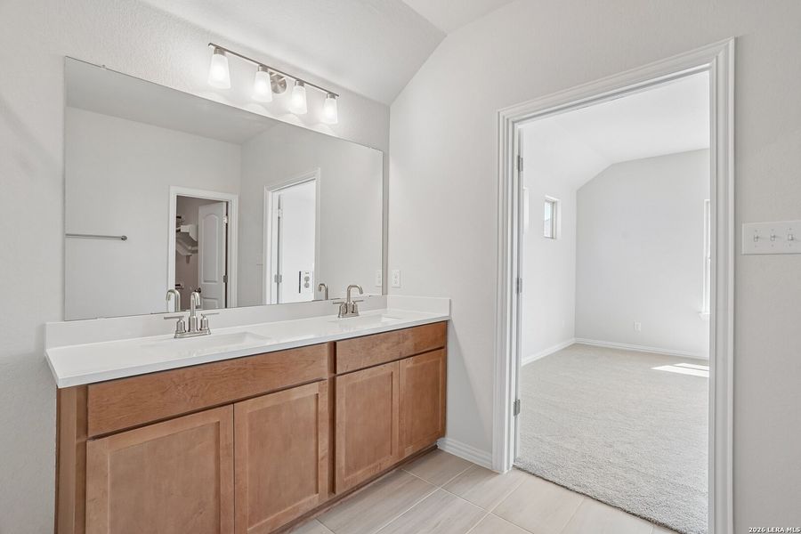 Furnished interior view inside a new home in Prairie Green, Converse (Image 8).