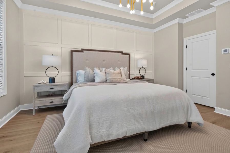 Representative furnished interior of a home built from the The Benton IV by The Providence Group in Ward's Crossing Townhomes, Johns Creek (Image 42).