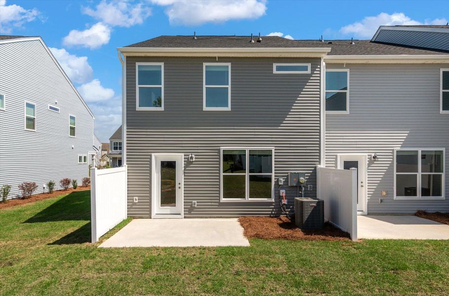 Exterior details and patio area of a home in The Landings at Montague, Goose Creek (Image 3).