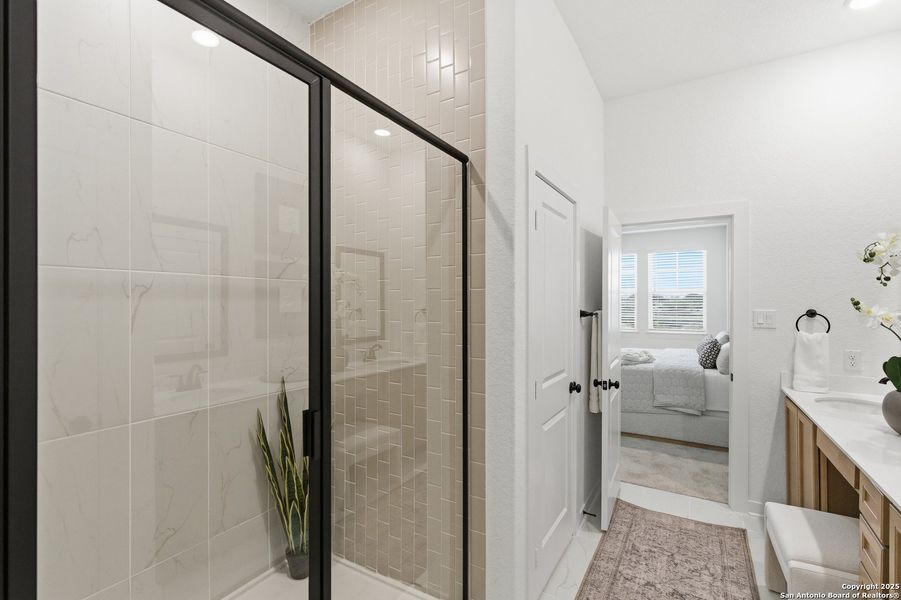 Furnished interior view inside a new home in The Crossvine, Schertz (Image 8).