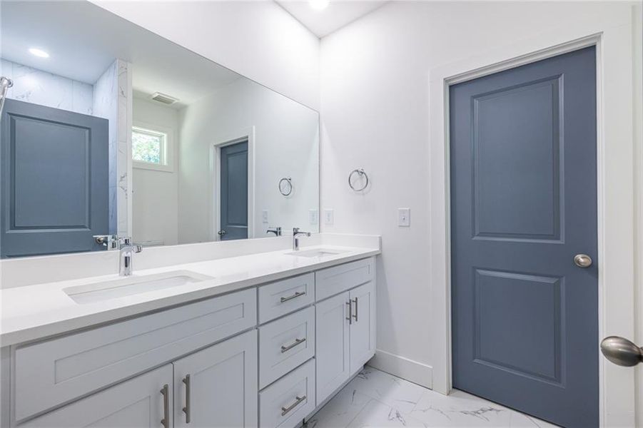Furnished interior view inside a new home in , Atlanta (Image 12).