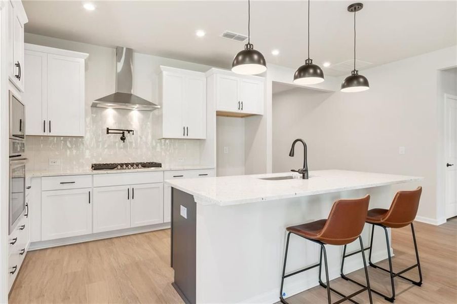 Furnished interior view inside a new home in Kelly Preserve, Loganville (Image 7).