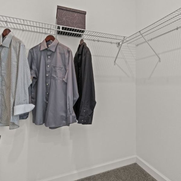 Riviera owner's suite walk-in closet