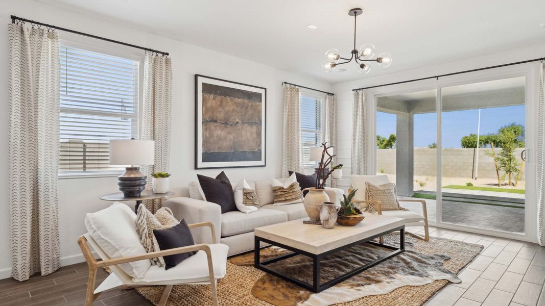 Furnished interior view inside a new home in Apache Farms, Buckeye (Image 14).