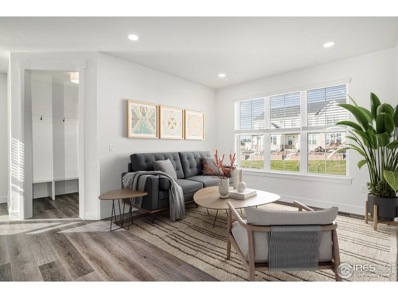 Furnished interior view inside a new home in Eagle Brook Meadows, Loveland (Image 7).