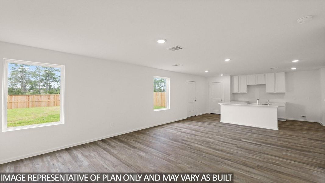 Spacious, unfurnished interior of a new home in The Canopies, Splendora (Image 5). Spacious, unfurnished interior of a new home in The Canopies, Splendora (Image 5).
