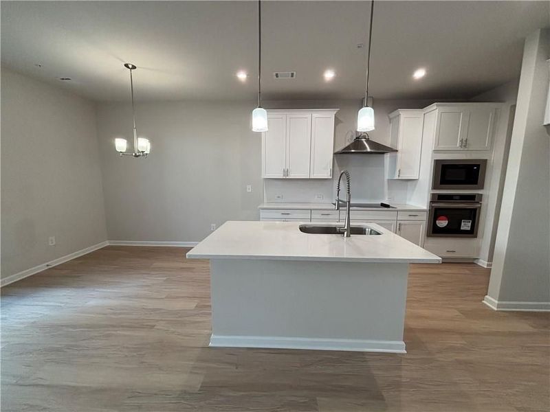 Furnished interior view inside a new home in Rosehill Townhomes, Marietta (Image 39).