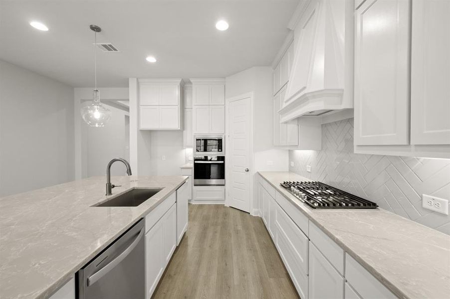 Furnished interior view inside a new home in BridgeWater - Phase 1, Midlothian (Image 6).