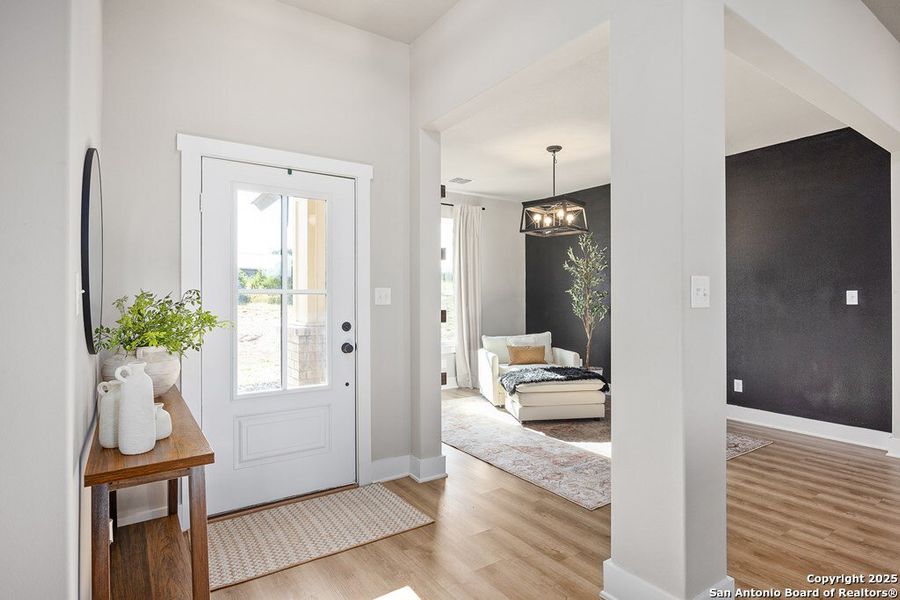 Furnished interior view inside a new home in , Kerrville (Image 13). Furnished interior view inside a new home in , Kerrville (Image 13).