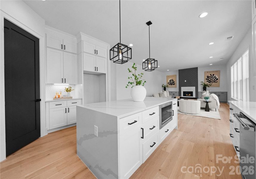 Furnished interior view inside a new home in , Charlotte (Image 33).