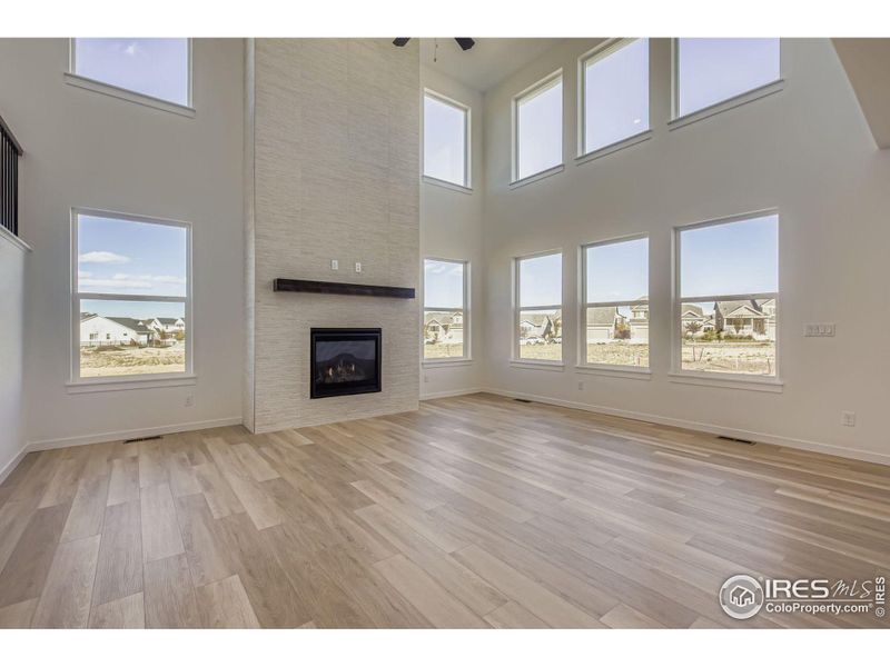 Spacious, unfurnished interior of a new home in RainDance - 60s, Windsor (Image 12).