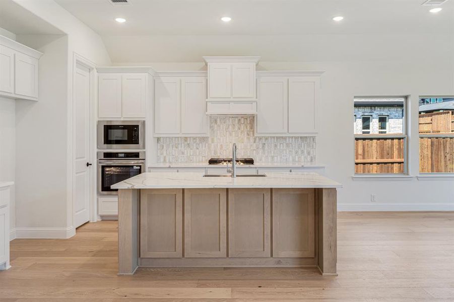 Furnished interior view inside a new home in Windsong Ranch Classic 61, Prosper (Image 12). Furnished interior view inside a new home in Windsong Ranch Classic 61, Prosper (Image 12).
