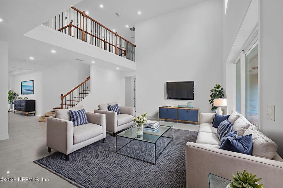Furnished interior view inside a new home in The Preserve at Bannon Lakes, St. Augustine (Image 7). Furnished interior view inside a new home in The Preserve at Bannon Lakes, St. Augustine (Image 7).