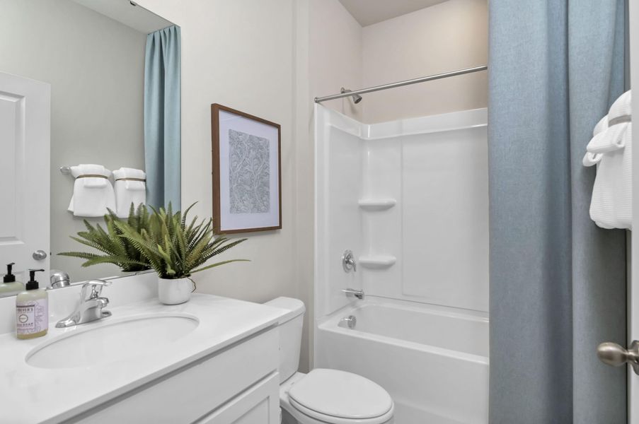 Furnished interior view inside a new home in Mulberry Landing, Orangeburg (Image 20). Furnished interior view inside a new home in Mulberry Landing, Orangeburg (Image 20).