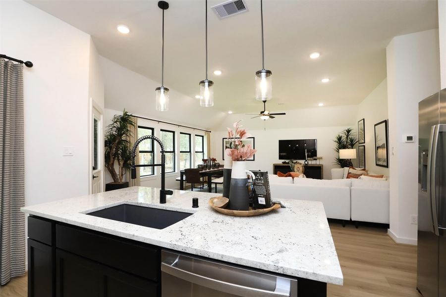 Furnished interior view inside a new home in Roman Forest, New Caney (Image 26).