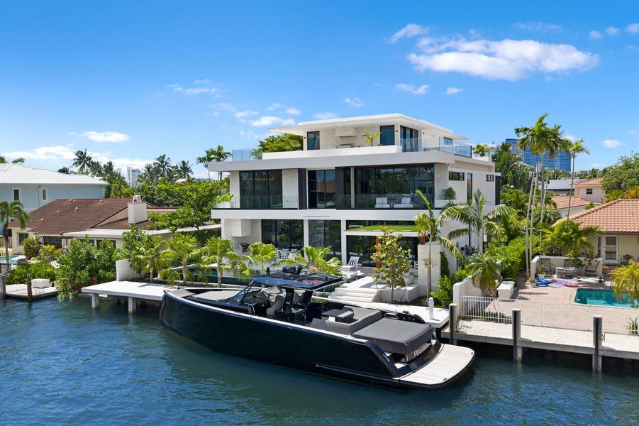 Front exterior of a new home in , Fort Lauderdale, FL, highlighting curb appeal (Image 21). Front exterior of a new home in , Fort Lauderdale, FL, highlighting curb appeal (Image 21).