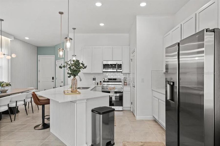 Furnished interior view inside a new home in , Orlando (Image 9). Furnished interior view inside a new home in , Orlando (Image 9).