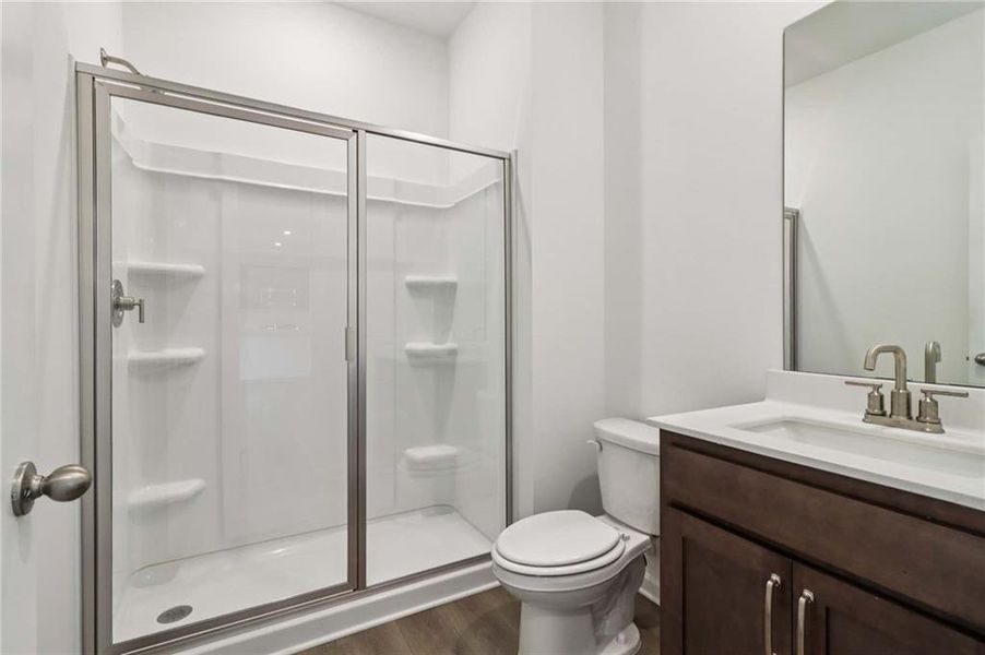 Furnished interior view inside a new home in Eastlyn Crossing, Flowery Branch (Image 6). Furnished interior view inside a new home in Eastlyn Crossing, Flowery Branch (Image 6).