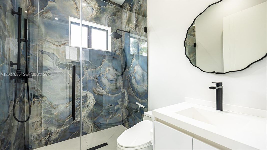 Furnished interior view inside a new home in , Miami (Image 18).