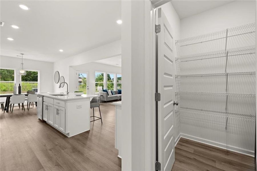 Furnished interior view inside a new home in , Loganville (Image 38).