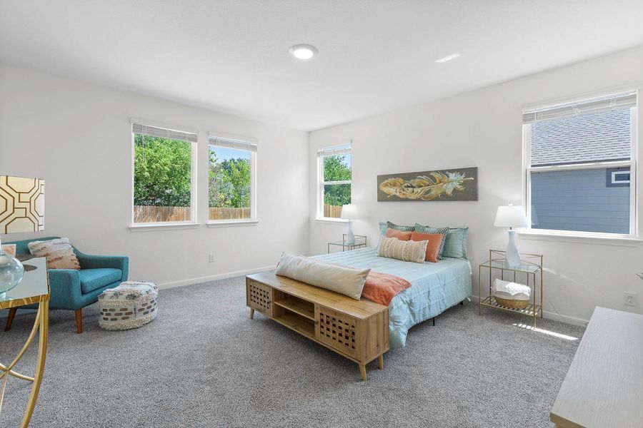 Furnished interior view inside a new home in Brooks Ranch, Kyle (Image 33).