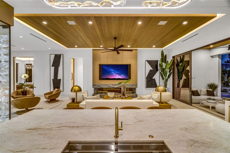 Furnished interior view inside a new home in , Ocean Ridge (Image 44).