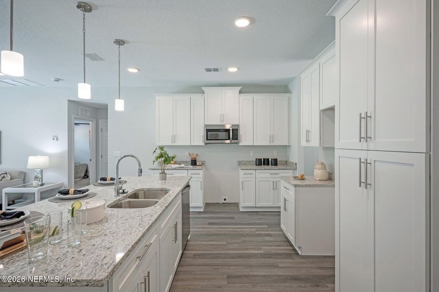 Furnished interior view inside a new home in , Jacksonville (Image 9).