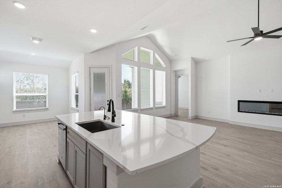 Furnished interior view inside a new home in Stillwater Ranch, San Antonio (Image 6).